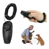 Clicker E Apito Pet Adestramento 2 Em 1 Treinamento Cachorro