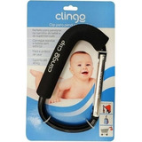 Clip Mosquetão Grande Clingo 45kg Gancho Carrinho De Bebe