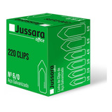 Clips Para Papéis De Aço Galvanizado N.6/0 - 220 Unidades.
