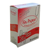 Clips Para Papel Galvanizado Nº 3/0 Caixa 50 Unidades