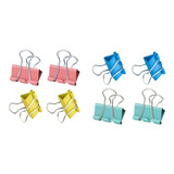 Clips Prendedor Borboleta De Papel Grampo Mola 25mm 48 Peças