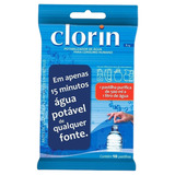 Clorin, Pastilha Purificadora De, 10 Litros, Agua Potável