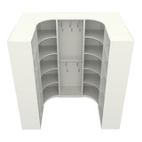 Closet Modulado Armário Colmeia Cabideiro Roupa Expositor M5