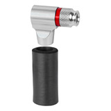Co2 Bicicleta Pneu Inflator Bomba De Ar Mini Liga Prata