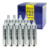 Co2 Kit 10 Cilindros Para Airsoft Pistola De Pressão Airgun