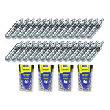 Co2 Kit 30 Unidades + 1200 Esferas 4.5mm Aço Rossi Munição