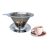 Coador Café Filtro Aço Inox Sem Uso D Papel 102 Reutilizável