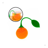 Coador De Chá Silicone Modelo Frutas Infusor Peneira