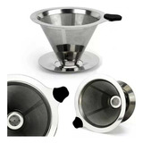 Coador Filtro De Café Em Peneira Aço Inox Reutilizável 103 Não Precisa De Papel
