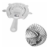 Coador Strainer De Gelo Profissional Barman Bebidas Drinks