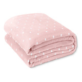 Coberta Manta Soft Casal Poa Grosso Microfibra Anti-alérgica