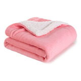 Cobertor Bebê Manta Infantil Dupla Quentinha Menino Menina Cor Manta Sherpa Menina