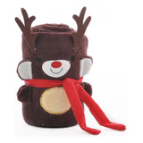 Cobertor F Originality Christmas Holiday Elks De Dupla Face