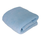 Cobertor Hazime Enxovais Microfibra Cor Azul-claro De 220cm X 140cm
