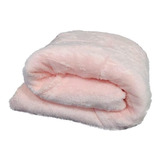 Cobertor Life Tex Ii Microfibra Cor Rosa-bebê Com Design Liso De 200cm X 180cm