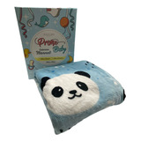 Cobertor Manta Antialérgica Bebê Ursinho Panda