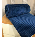 Cobertor Manta Canelada Pesada Queen 2,40x2,20