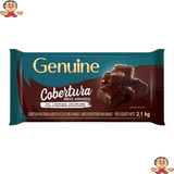 Cobertura Fracionada Chocolate Meio Amargo Genuine 2,1kg