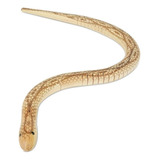 Cobra Madeira Articulada 50cm Enfeite Decorativo