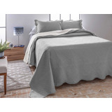 Cobre Leito Colcha De Cama Queen Matelado Jogo Kit 2 Fronhas