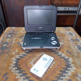 Coby Tf-dvd7107 7 Portable Dvd Player (sucata) + Ctrl. Ok