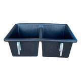 Cocho Para Sal Ou Ração Duplo Bovinos Equinos Ovinos 30l