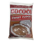 Coco Queimado Flocos Úmido Sweet 1kg