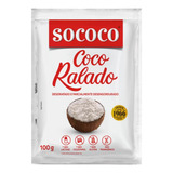 Coco Ralado Desidratado Sococo Pacote 100gr Flocos