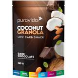 Coconut Granola Low Carb Dark Chocolate Puravida 180g