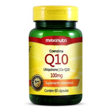 Coenzima Q10 (ubiquinina) 100mg 60cps Maxinutri