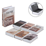 Cofre Camuflado Com Chave Porta Joias Formato Livro Discreto