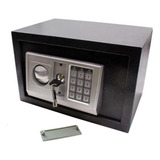 Cofre Ideal Para Hotel Abertura Senha Ou Chave - 20x31x20cm Cor Preto - Kokay