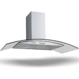 Coifa De Parede Safanelli Vidro Curvo 90cm 127v