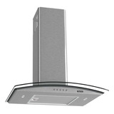 Coifa Terim De Parede Clean Vidro Curvo Kromanox 60cm Cor Cromanox Voltagem 110v