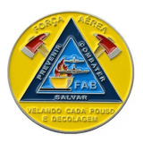 Coin Bombeiro Da Aeronáutica Militar Medalha
