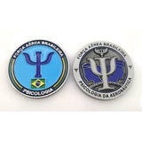 Coin Psicologia Aeronáutica Medalha Militar Psicólogos