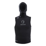 Col-neoflex, Colete Com Capuz Em Neoprene 3mm Sem Mangas