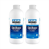 Cola Branca Tek Bond 1kg Pva Extra - Kit 2