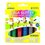 Cola Colorida Com Glitter 06 Com