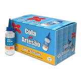 Cola De Artesão Silicone Líquida 60ml Make Eva Isopor Kit 24