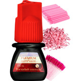 Cola Elite Hs16 3ml Extensão Cílios Fio Premium Black Glue