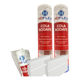 Cola P/ Rodapé E Molduras Mdf, Eps, Poliestireno 2 Bisnagas