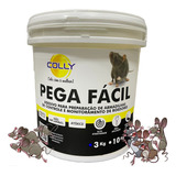 Cola Pega Rato Fria Controle Ratos 3kg - Captura De Roedores