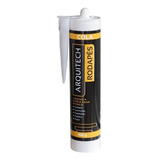 Cola Rodape Branco (400g) Arquitech (10 Colas + 04 Bucha)