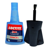 Cola Super Bonder Pincel 4g Loctite Multiuso Fácil Aplicação