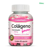 Colágeno Femme C/ Vit. A/c/d/e/zinco 90 Cápsulas - Maxinutri Sabor Sem Sabor