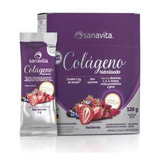 Colageno Hidrolisado Verisol Sanavita 120g Sabor Red Berries