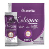 Colágeno Hidrolisado Verisol Sanavita Sabor Neutro Com 30 Sa