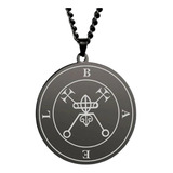 Colar 72 Selos Sigilo Salomão Goetia Goécia 1-36 Aço Inox 