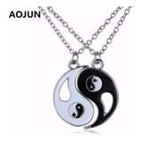 Colar Amizade Melhores Amigas Yin Yang Estoque Limitado!